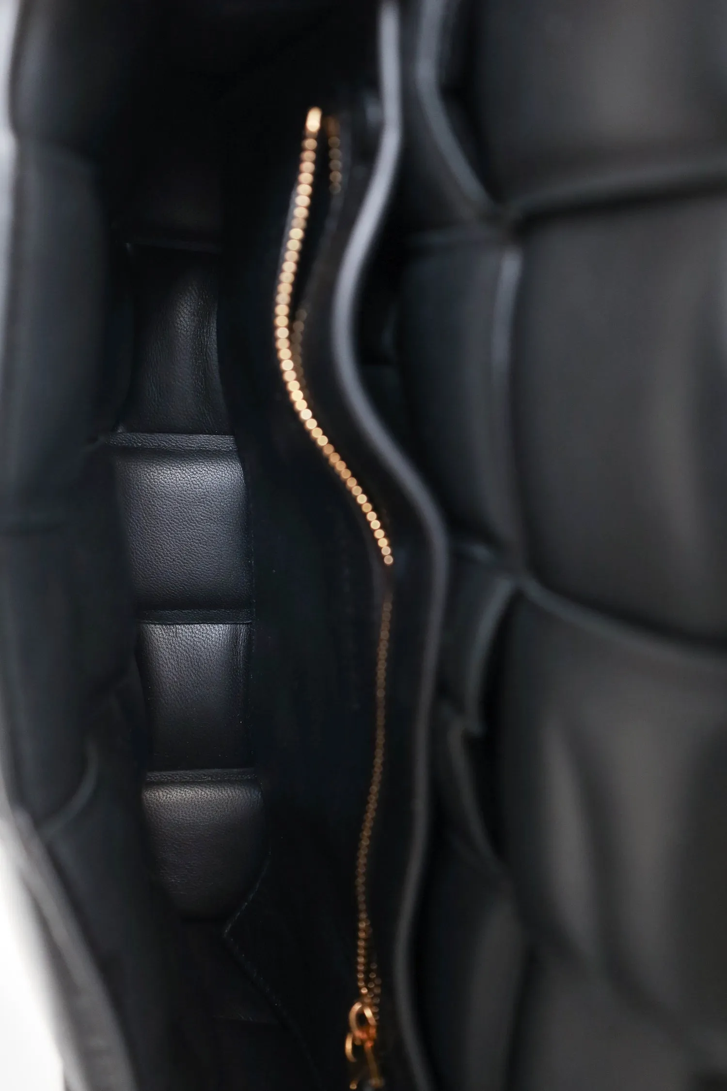 Bottega Veneta Black Leather "Padded Cassette" Shoulder Bag