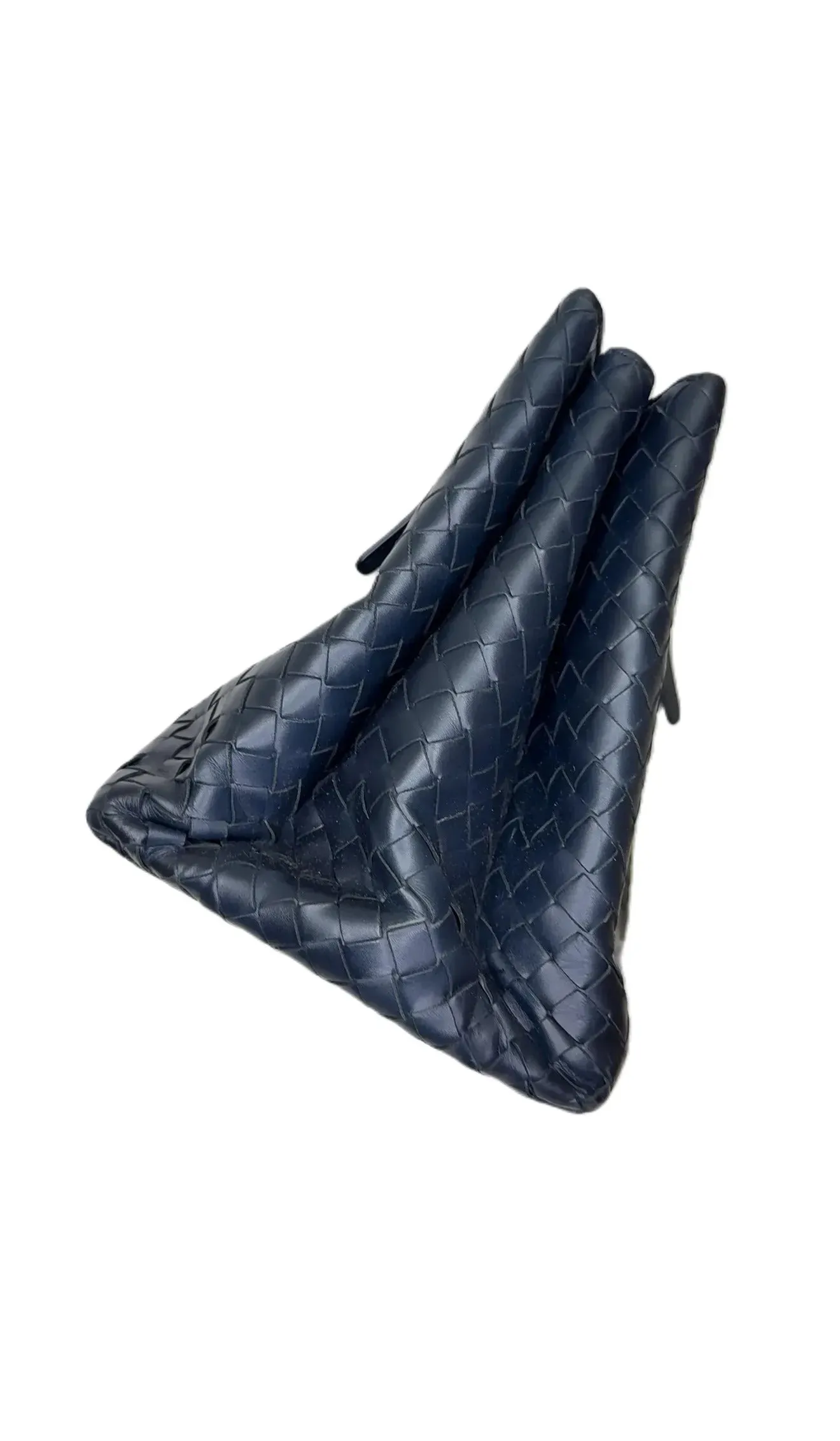 Bottega Veneta Intrecciato Small Roma Tote - Blue Totes B22-26