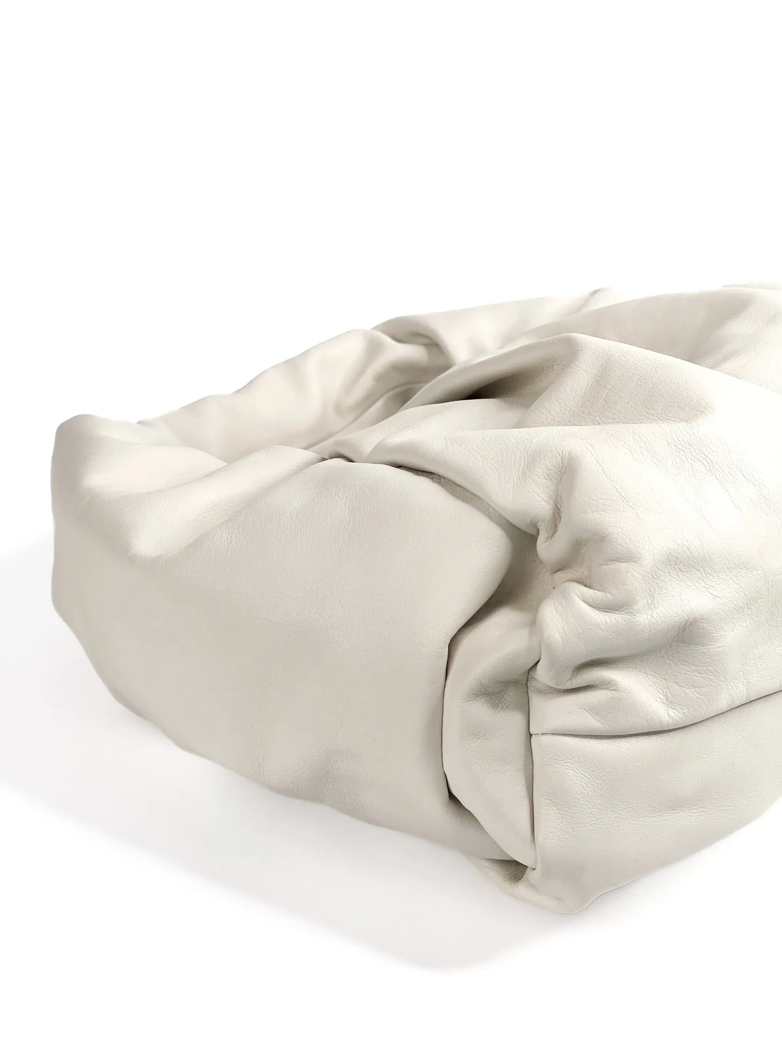 Bottega Veneta Smooth Butter Calfskin Small The Shoulder Pouch Plaster