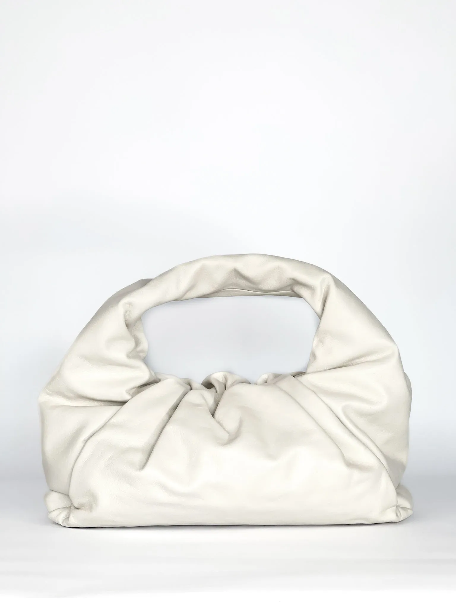 Bottega Veneta Smooth Butter Calfskin Small The Shoulder Pouch Plaster