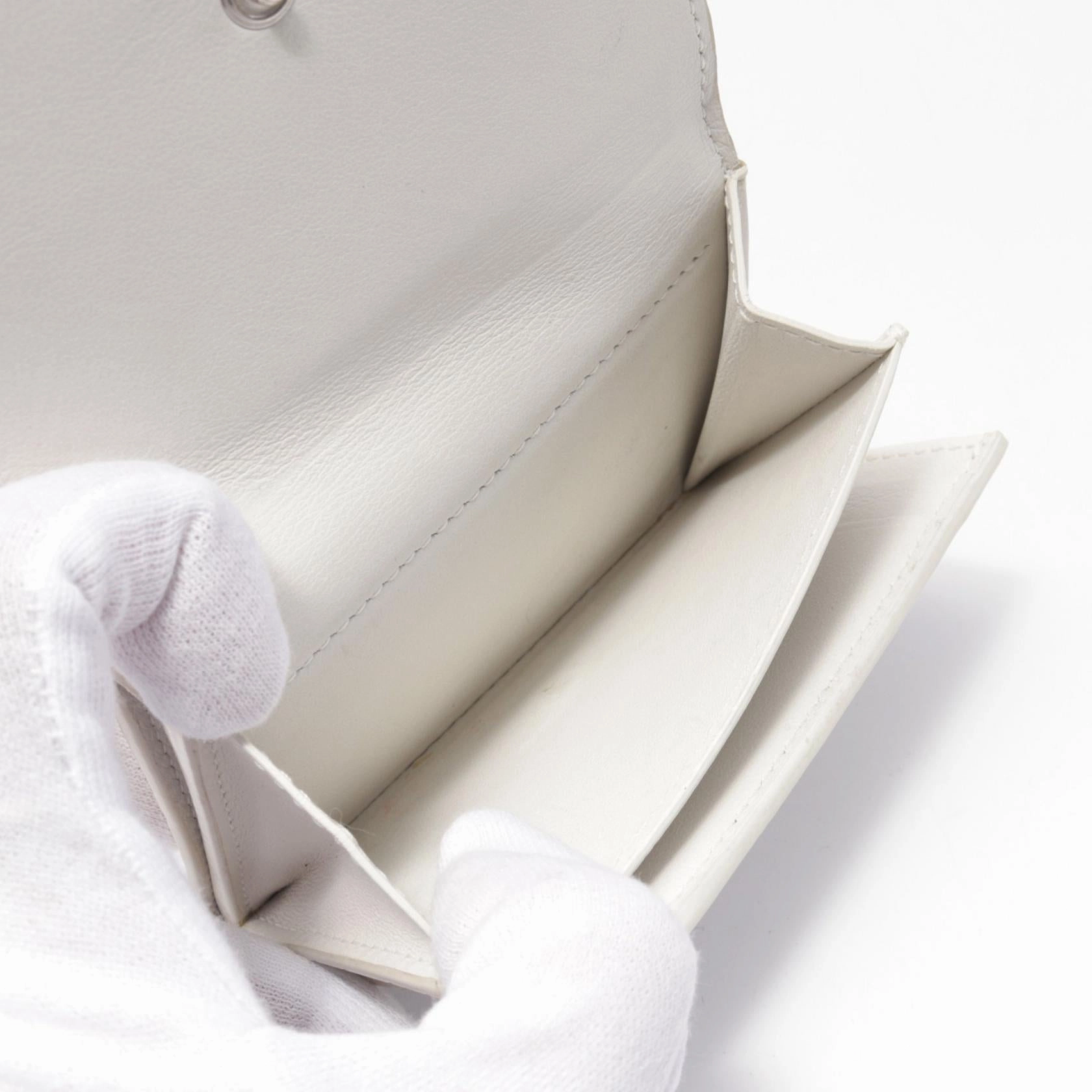 Bottega Veneta Leather Intrecciato Trifold Wallet