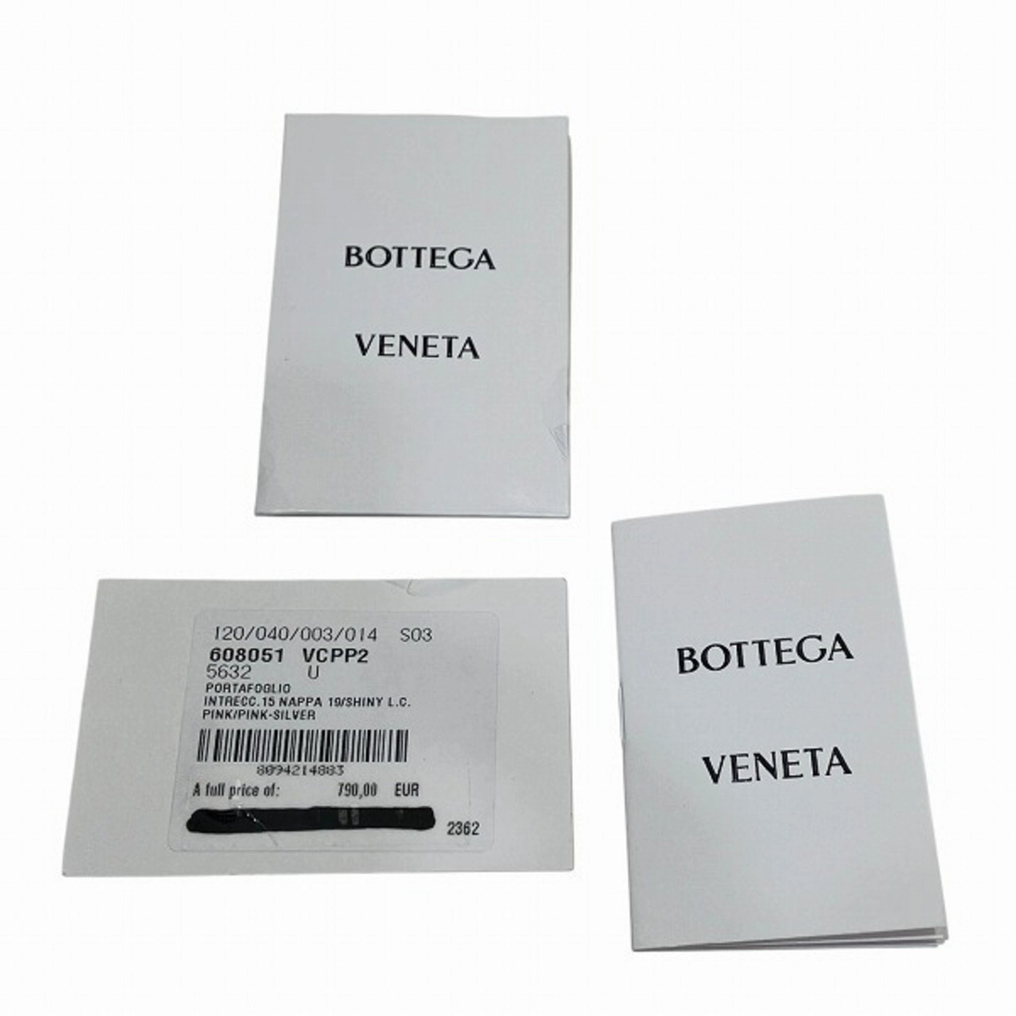 Bottega Veneta Leather Long Wallet (Bi-Fold) (Pre-Owned)