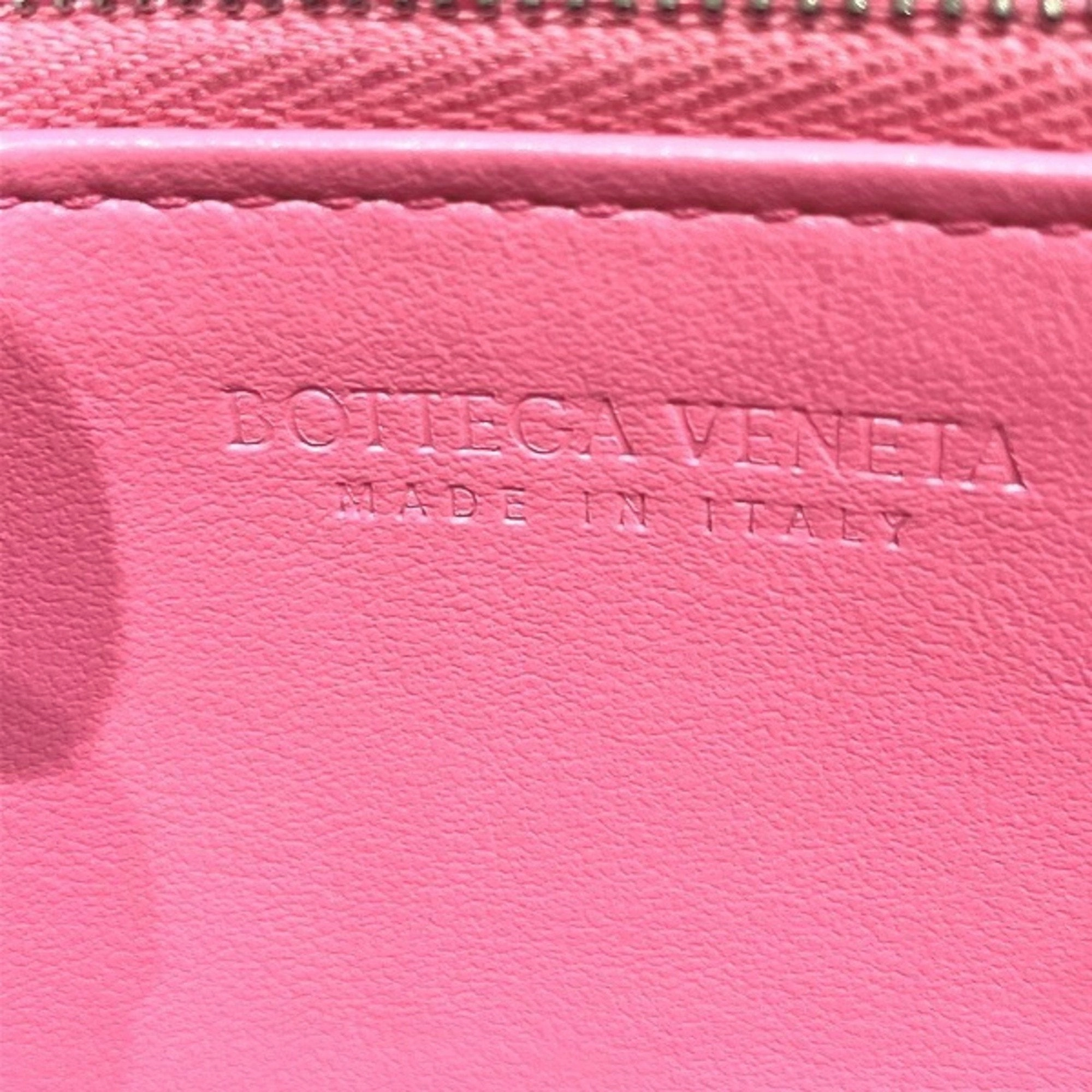 Bottega Veneta Leather Long Wallet (Bi-Fold) (Pre-Owned)
