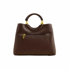 Brown Formal Hand Bag For Ladies P36370