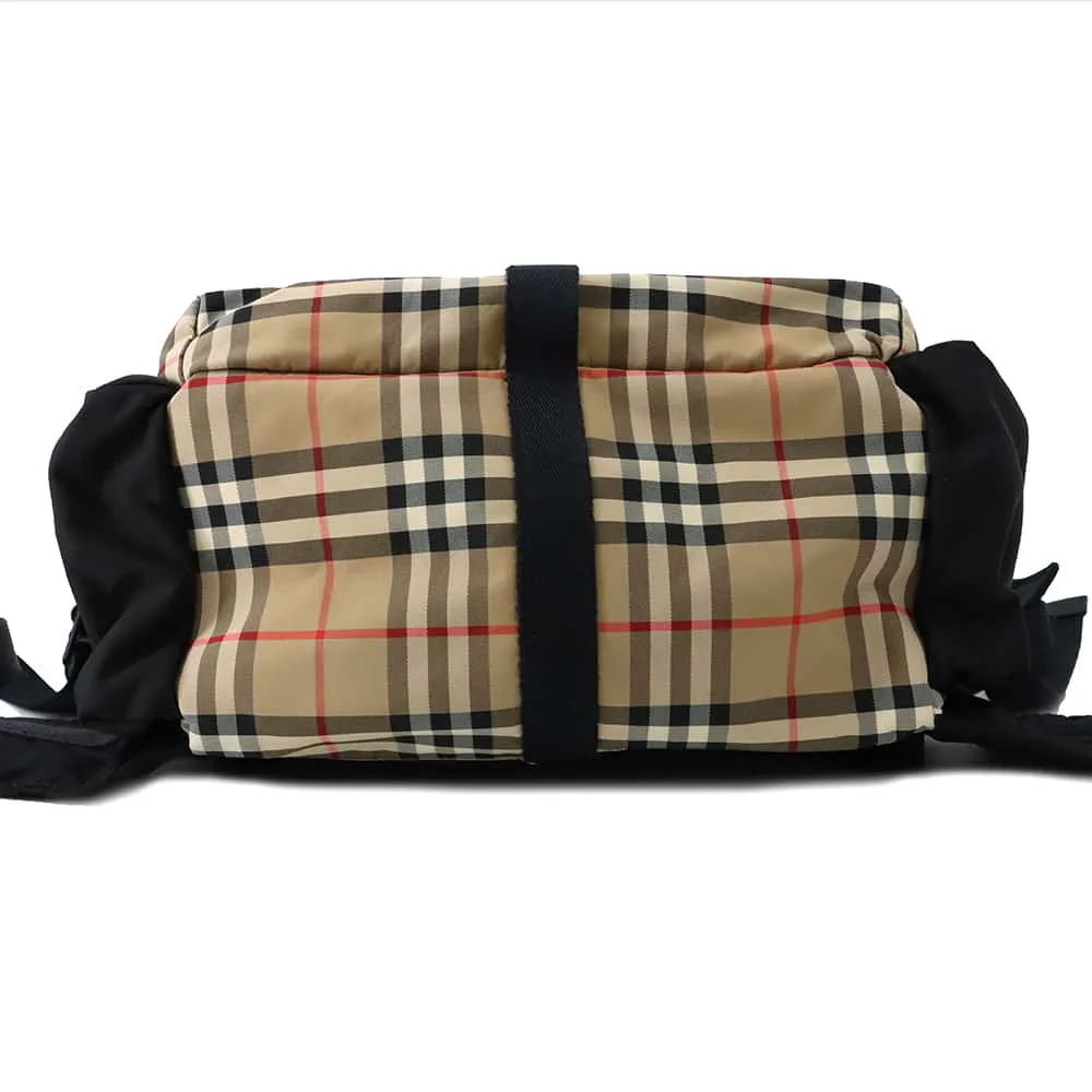 BURBERRY Vintage Check Backpack Beige/Black8010372 Nylon