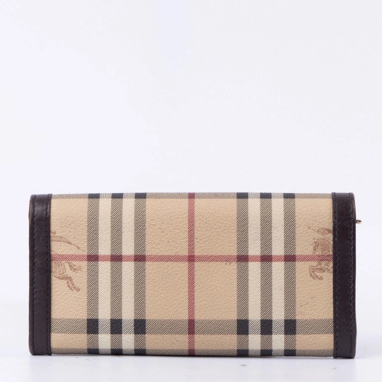 Burberry Haymarket Check Continental Wallet