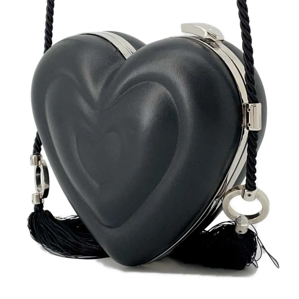 BVLGARI Ambush Collaboration Serpenti Minodiaire Shoulder Bag Black Leather