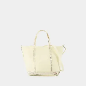 Cabas S Shopper Bag - Vanessa Bruno - Linen - Yellow