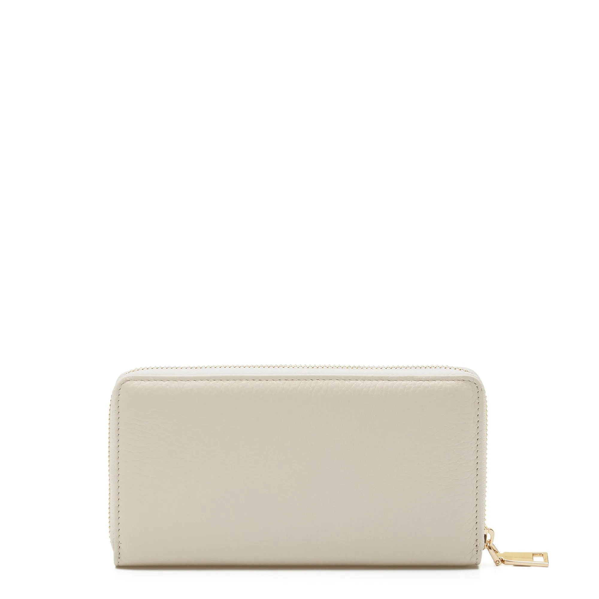 Cadeau d'Isabel cream calfskin leather handbag and wallet set