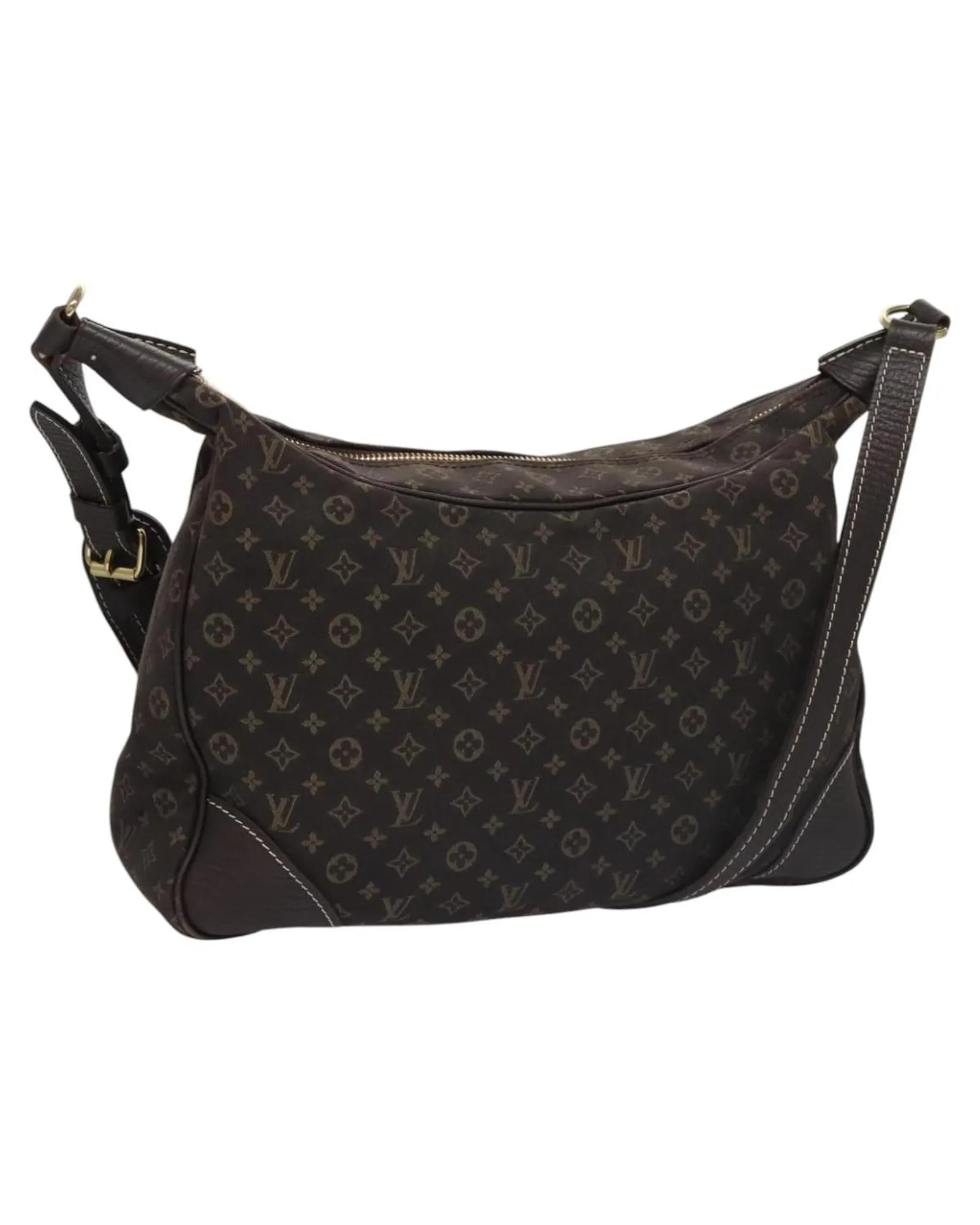 Canvas Boulogne Shoulder Bag with Slight Staining and Rubbing