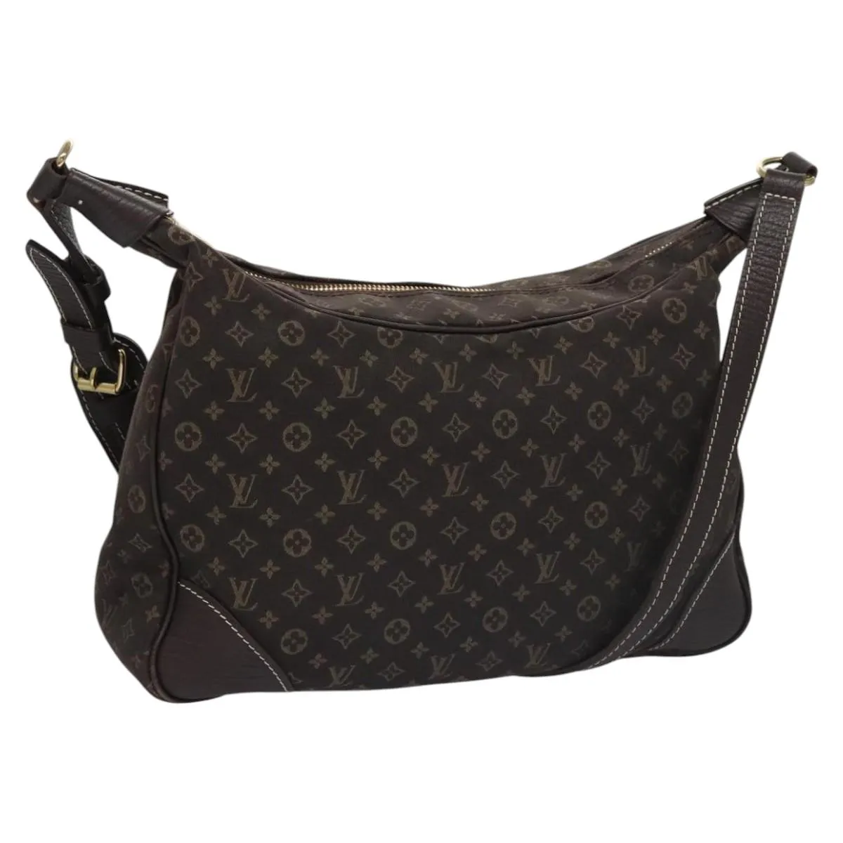 Canvas Boulogne Shoulder Bag with Slight Staining and Rubbing