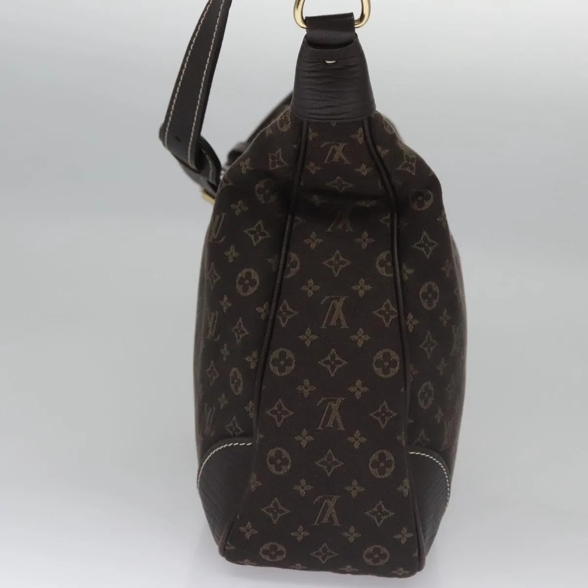 Canvas Boulogne Shoulder Bag with Slight Staining and Rubbing