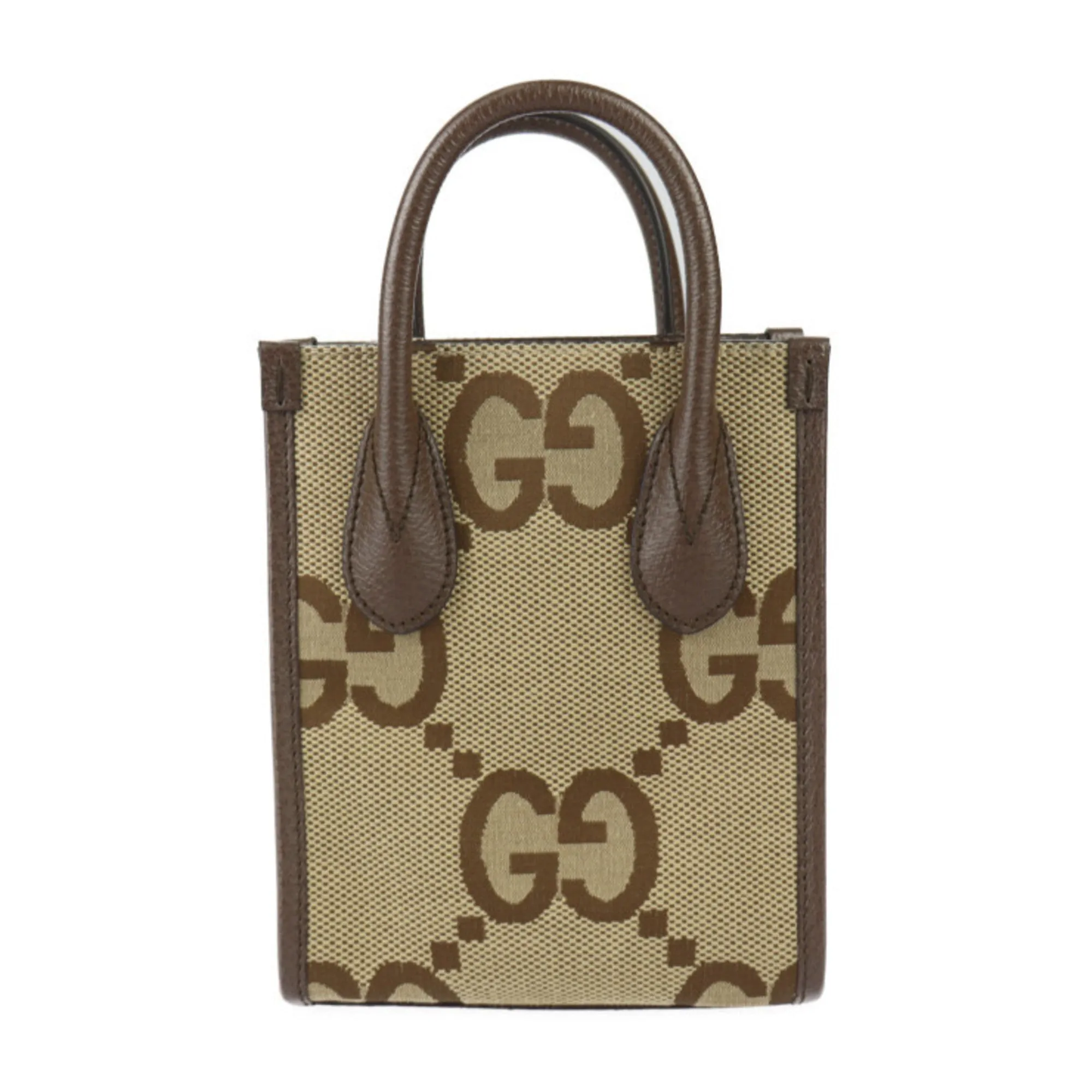 Canvas GG Jumbo Shoulder Bag