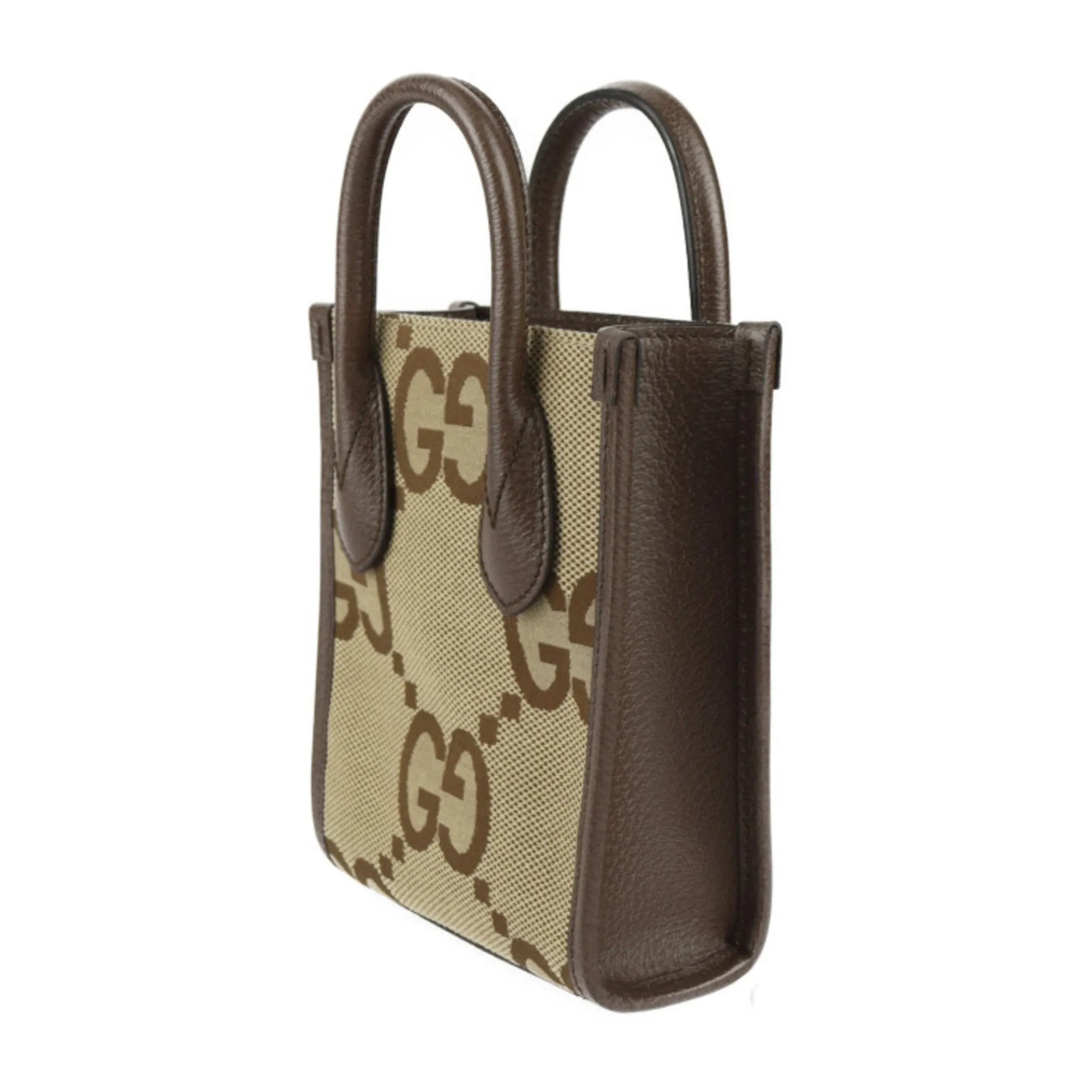 Canvas GG Jumbo Shoulder Bag