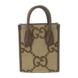 Canvas GG Jumbo Shoulder Bag