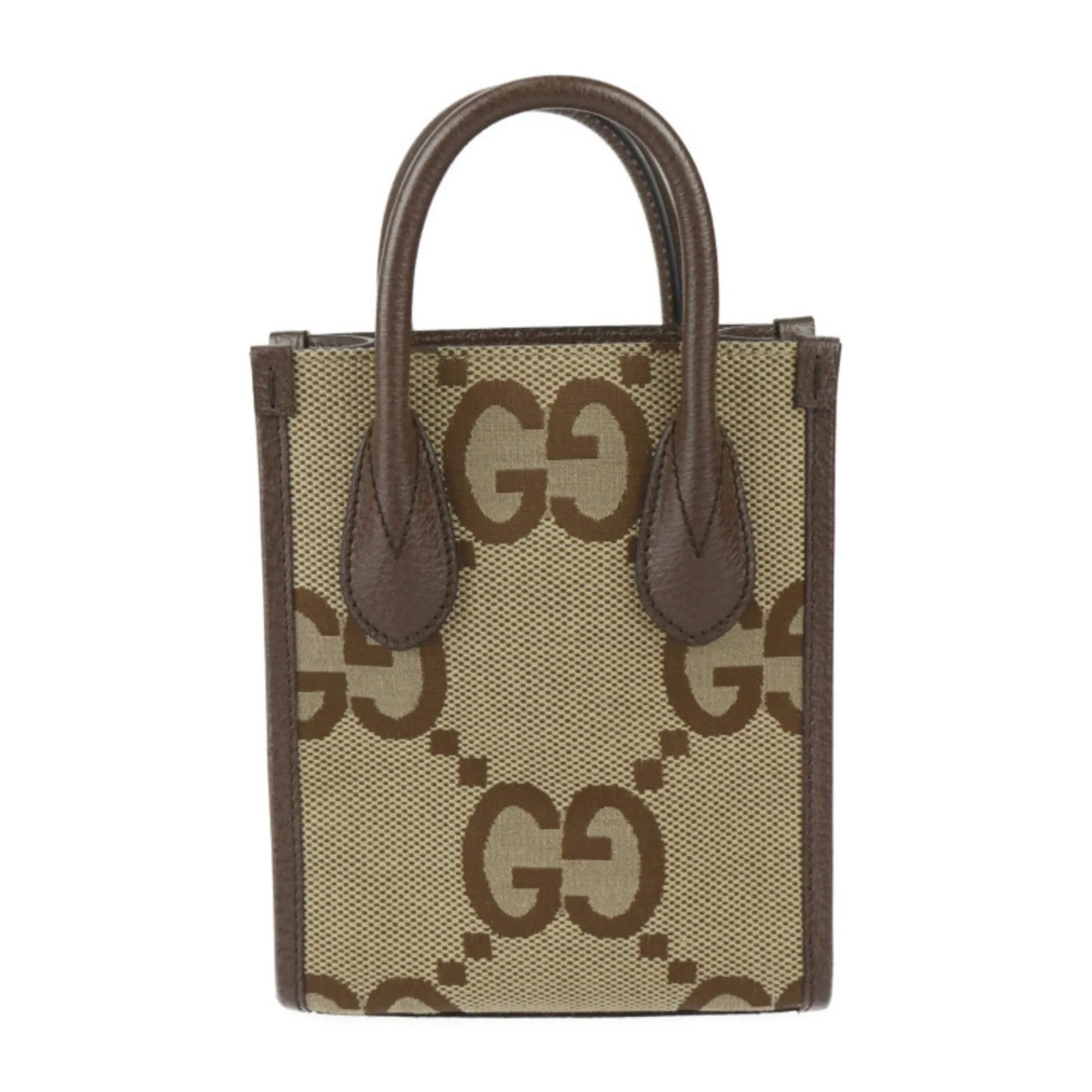 Canvas GG Jumbo Shoulder Bag