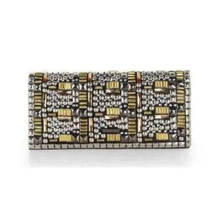 Carina Studded Foldover Clutch