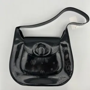 Cartier Black Happy Birthday Leather Shoulder Bag Medium