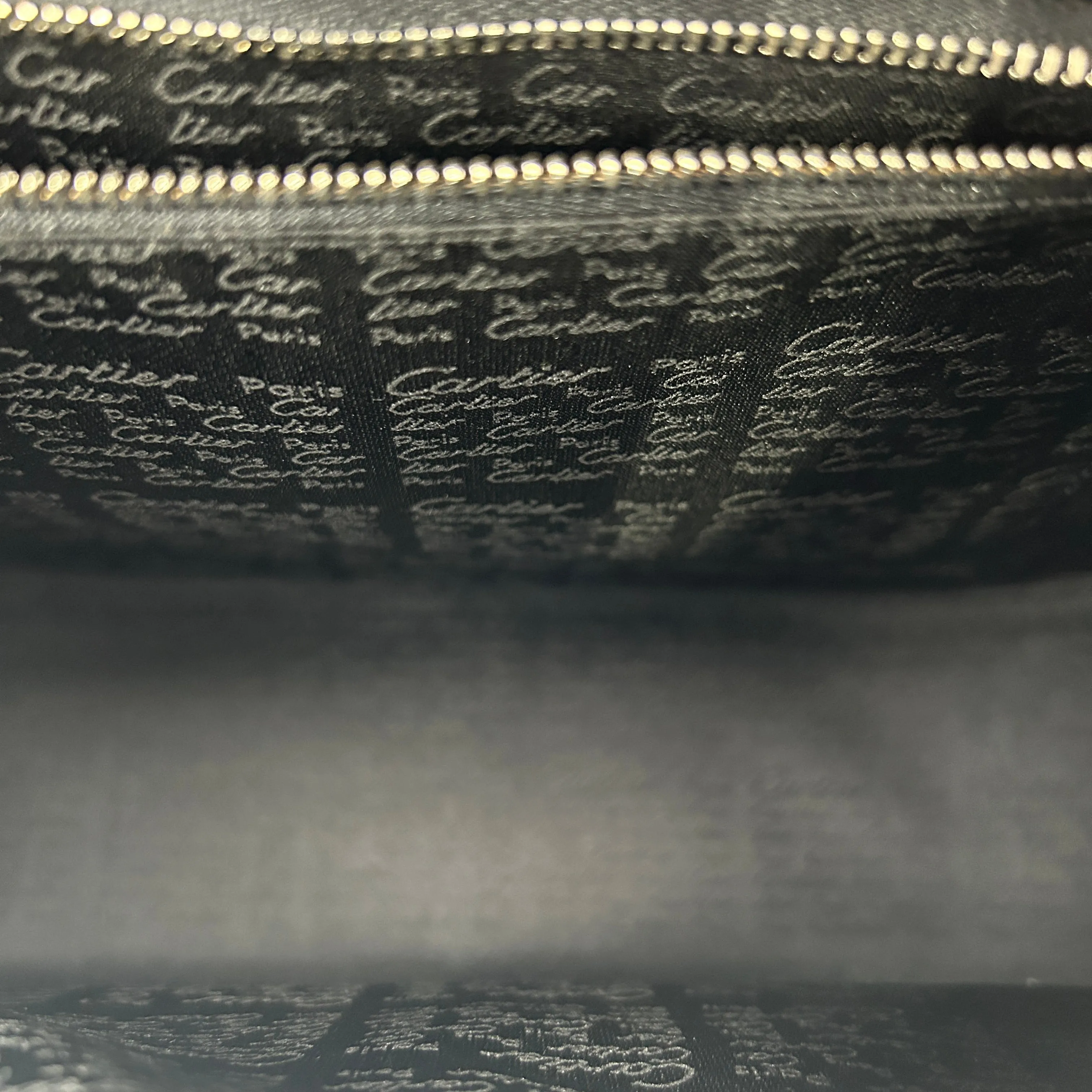 Cartier Black Happy Birthday Leather Shoulder Bag Medium