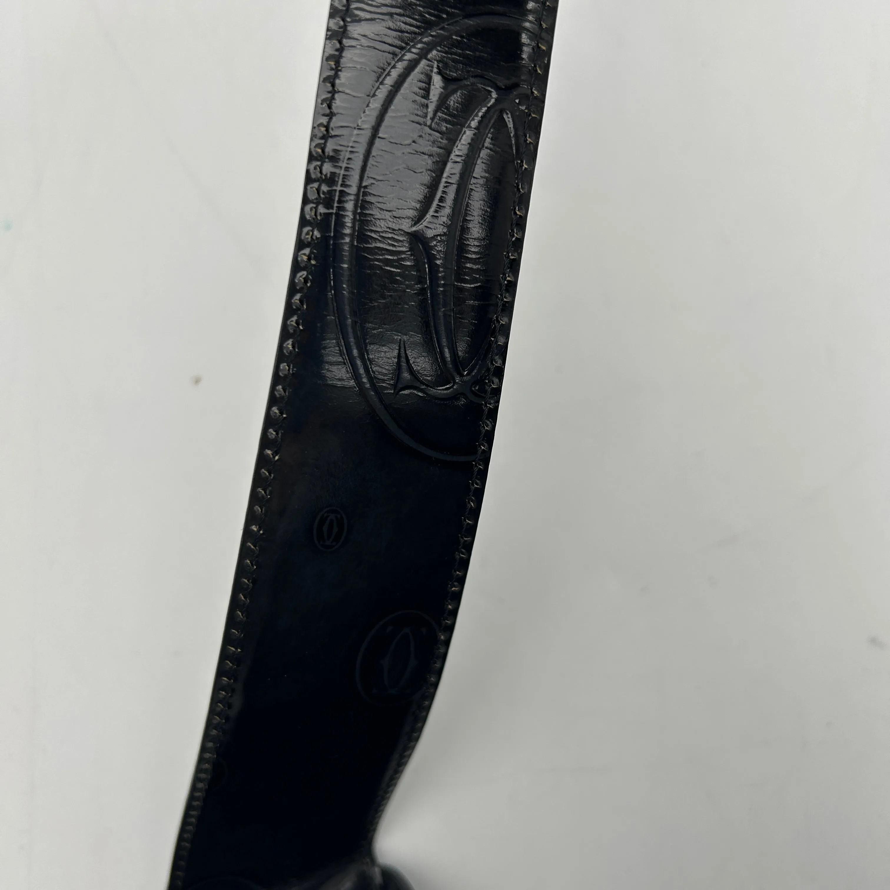 Cartier Black Happy Birthday Leather Shoulder Bag Medium