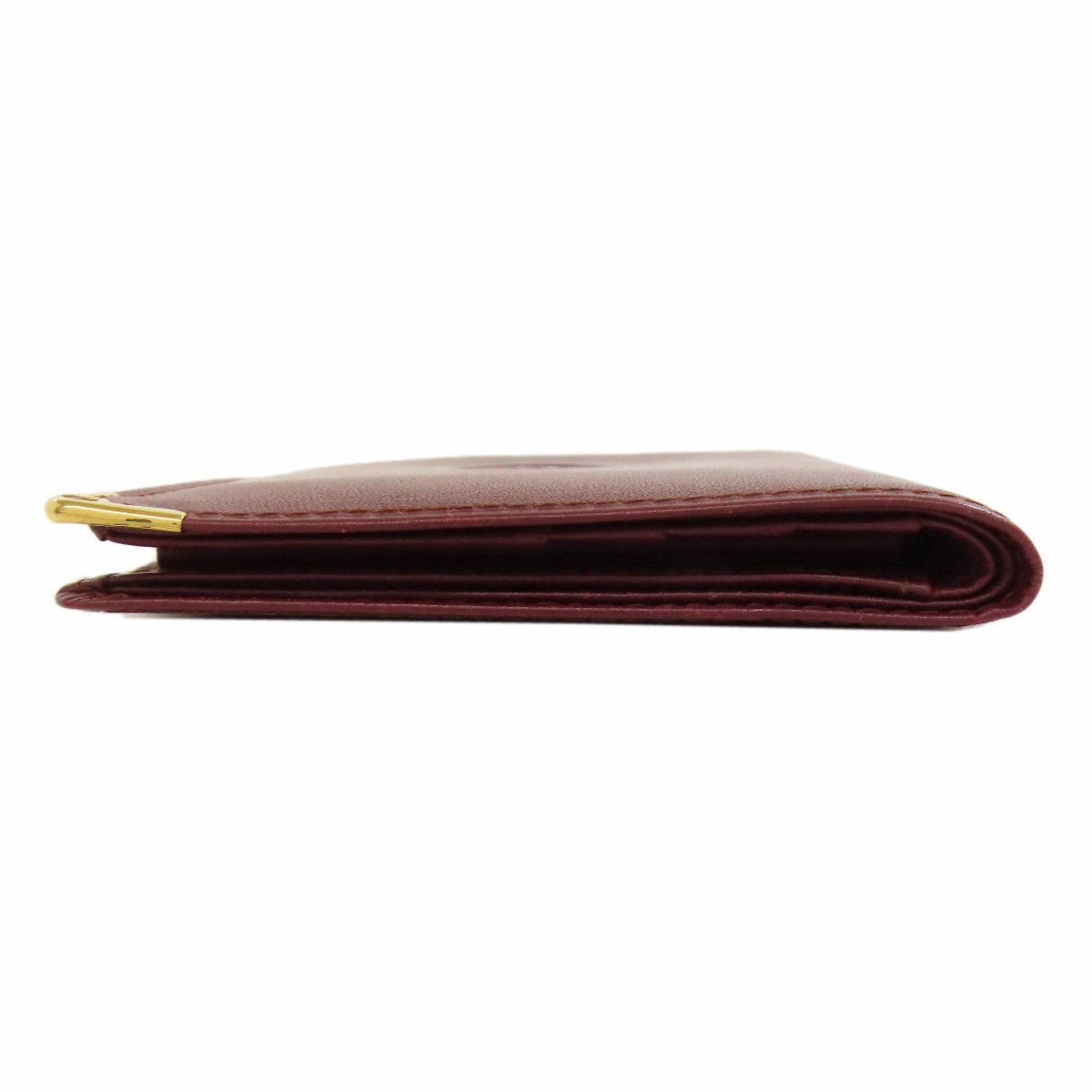 Cartier Leather Wallet (Bi-Fold) (Pre-Owned)