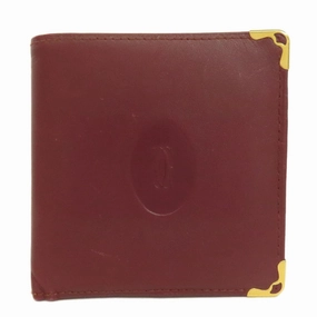 Cartier Leather Wallet (Bi-Fold) (Pre-Owned)