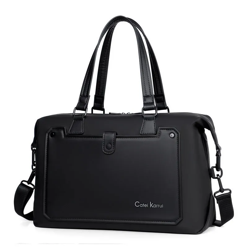 CateiKarrui Large Capacity Business Trip Men's Oxford Duffle Bag