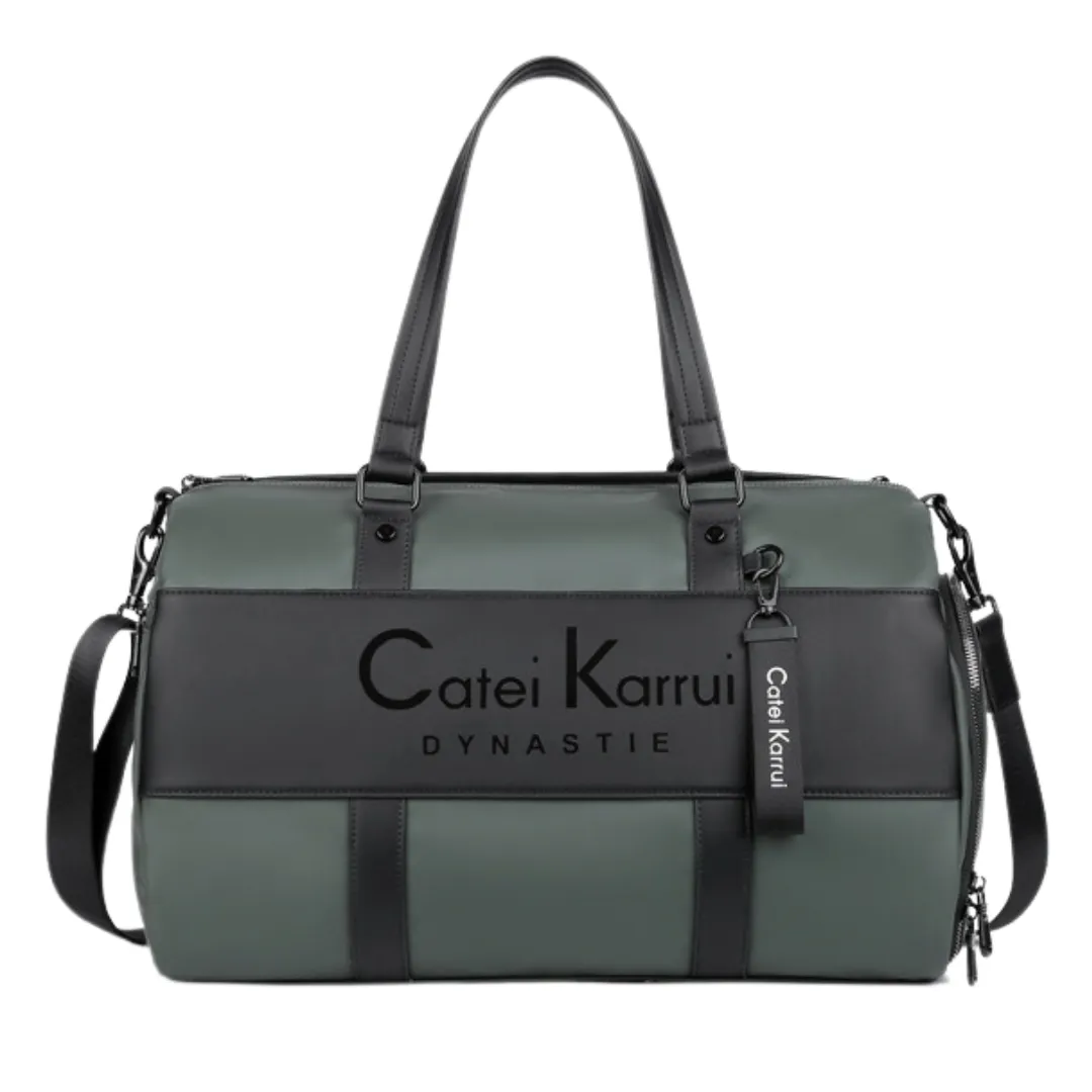 CateiKarrui Versatile Men's Oxford Cloth Duffle Bag