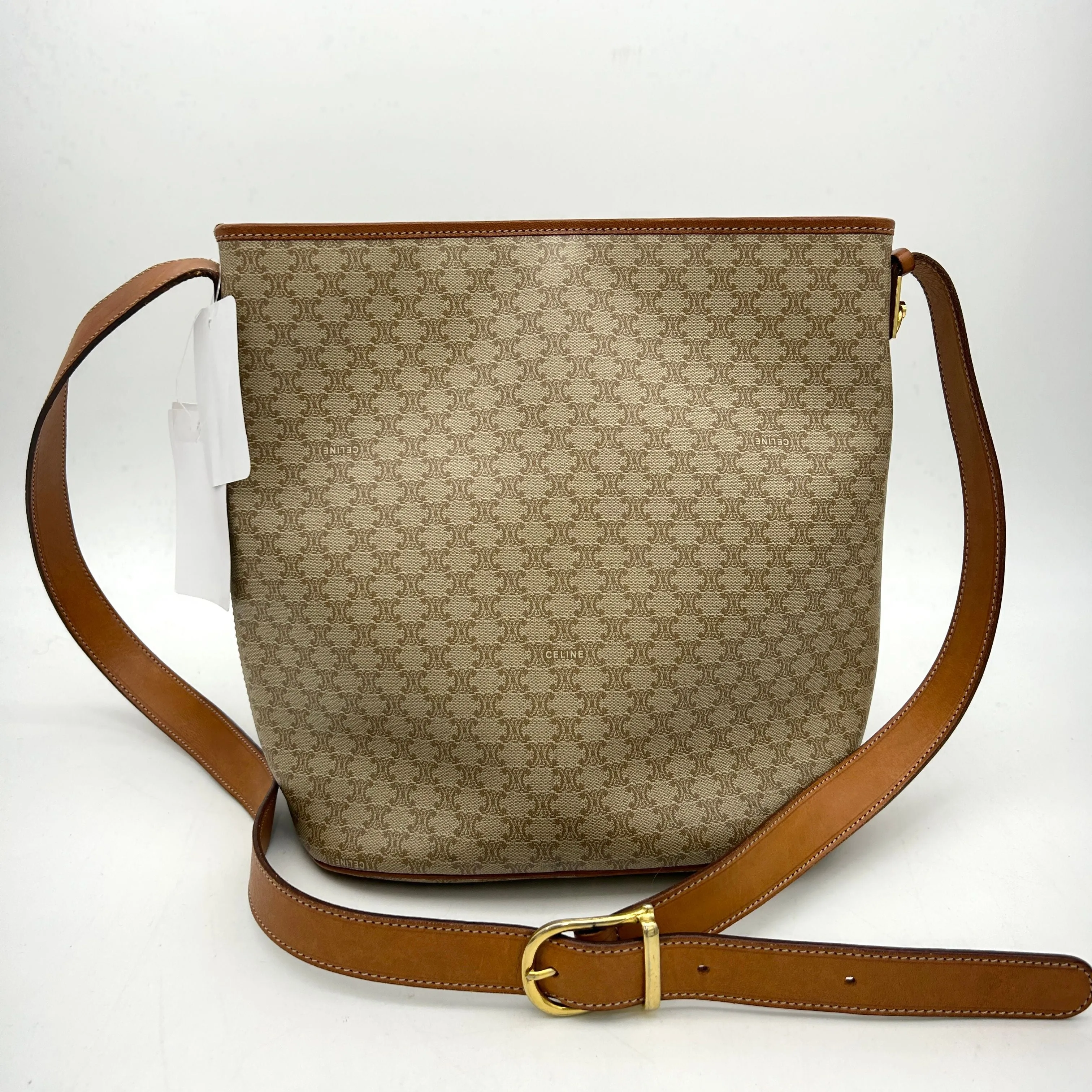 Celine Vintage Leather Shoulder Bag WDce8818zw