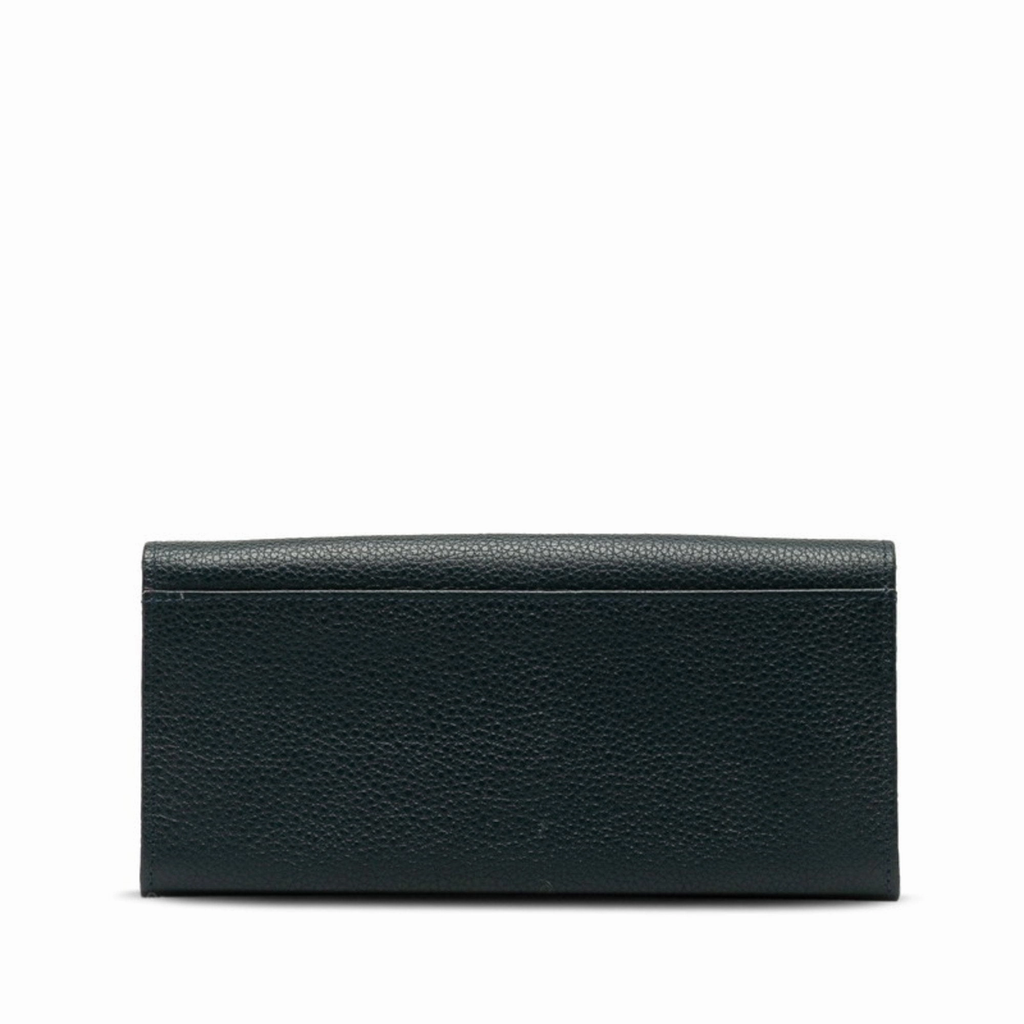 Celine Leather Long Wallet (Bi-Fold) (Pre-Owned)