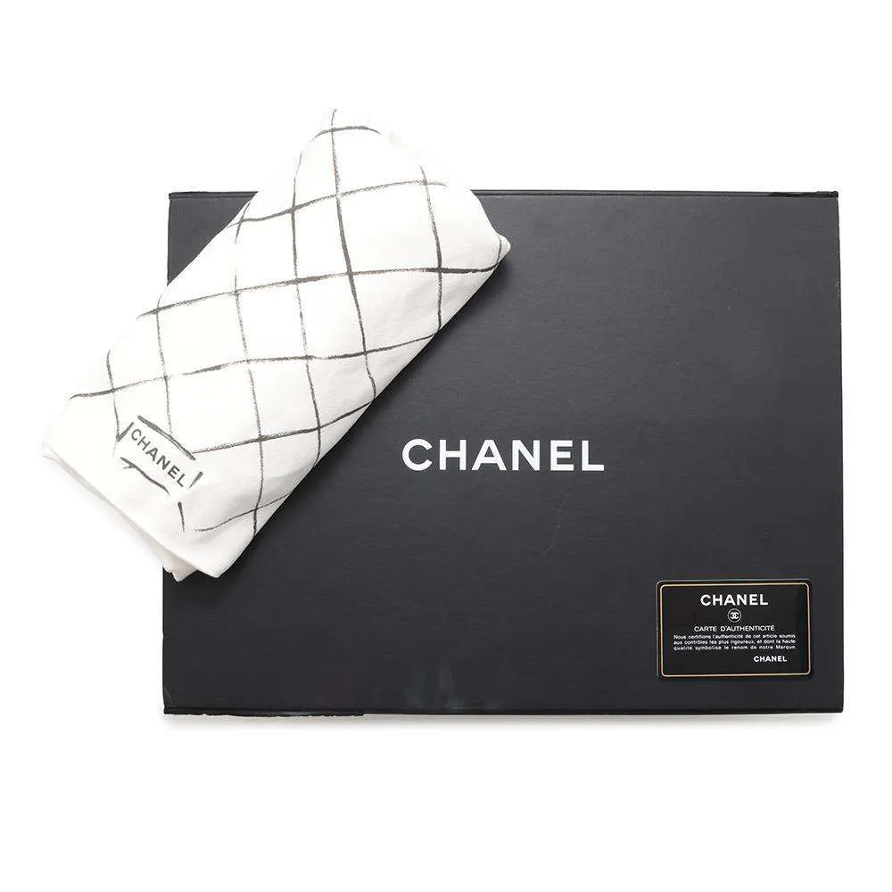 CHANEL Boy Chanel ChainShoulder Bag White/BlackA67086 Lambskin