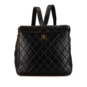 Chanel CC Quilted Lambskin Backpack (21439)