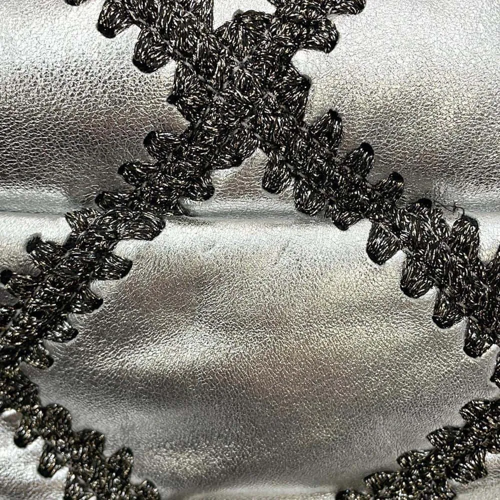 CHANEL CHANEL19 ChainShoulder Bag SilverAS1160 Calf Leather