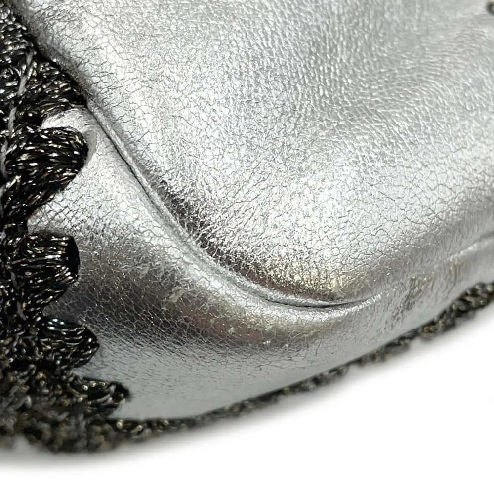 CHANEL CHANEL19 ChainShoulder Bag SilverAS1160 Calf Leather