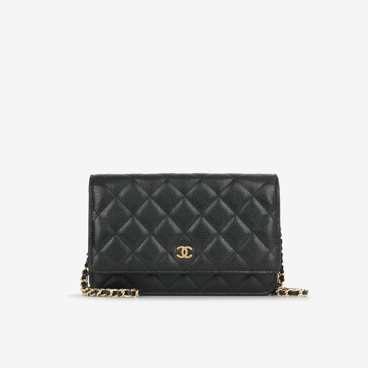 Chanel - Classic Wallet On Chain - Black Caviar GHW - Pre-Loved - 2019
