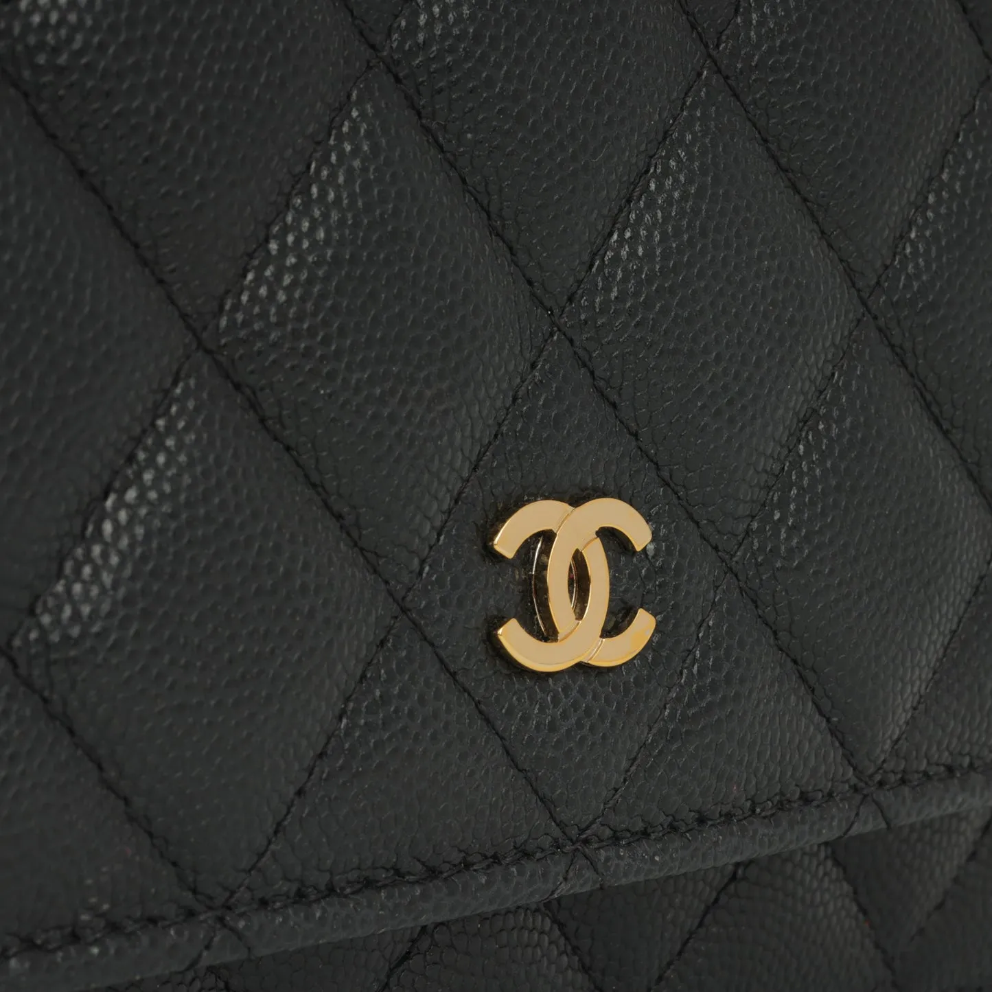 Chanel - Classic Wallet On Chain - Black Caviar GHW - Pristine - 2019