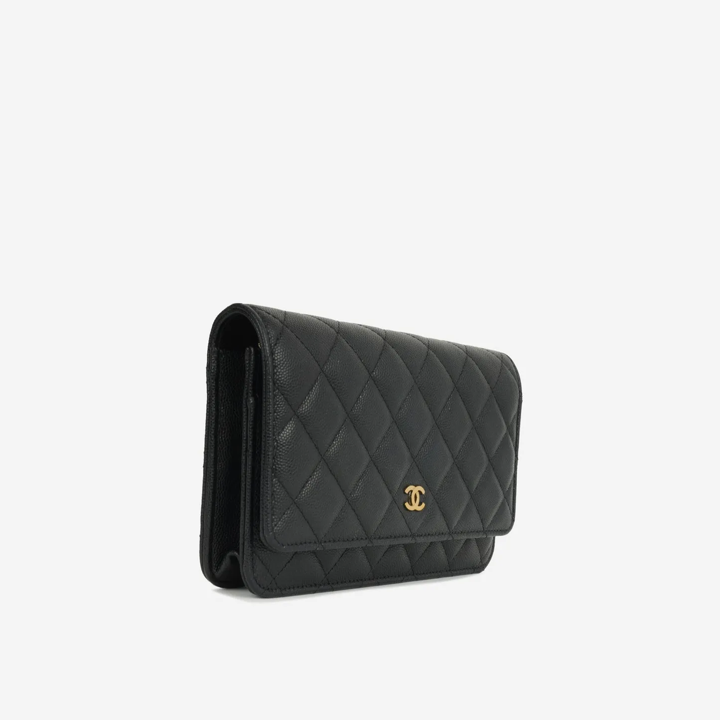 Chanel - Classic Wallet On Chain - Black Caviar GHW - Pristine - 2019