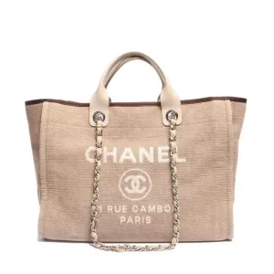 Chanel Deauville Large Shopping Tote - Neutrals Totes, Handbags ITC87OYR8WYW