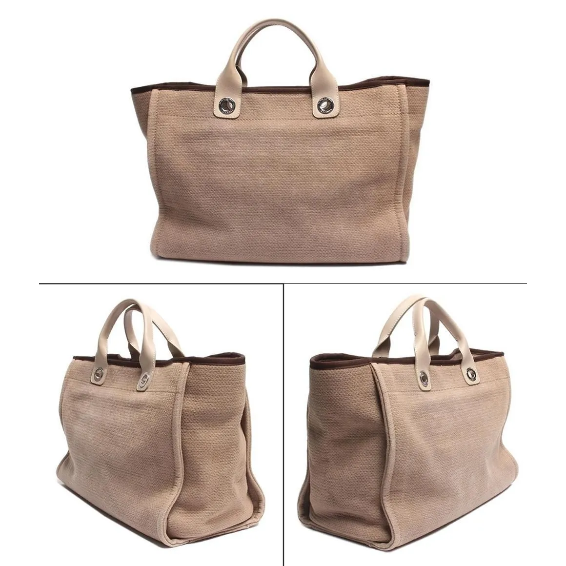 Chanel Deauville Large Shopping Tote - Neutrals Totes, Handbags ITC87OYR8WYW