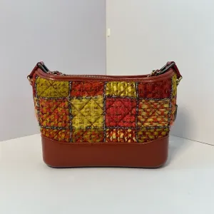 Chanel Gabrielle Patchwork Orange Shoulder Bag