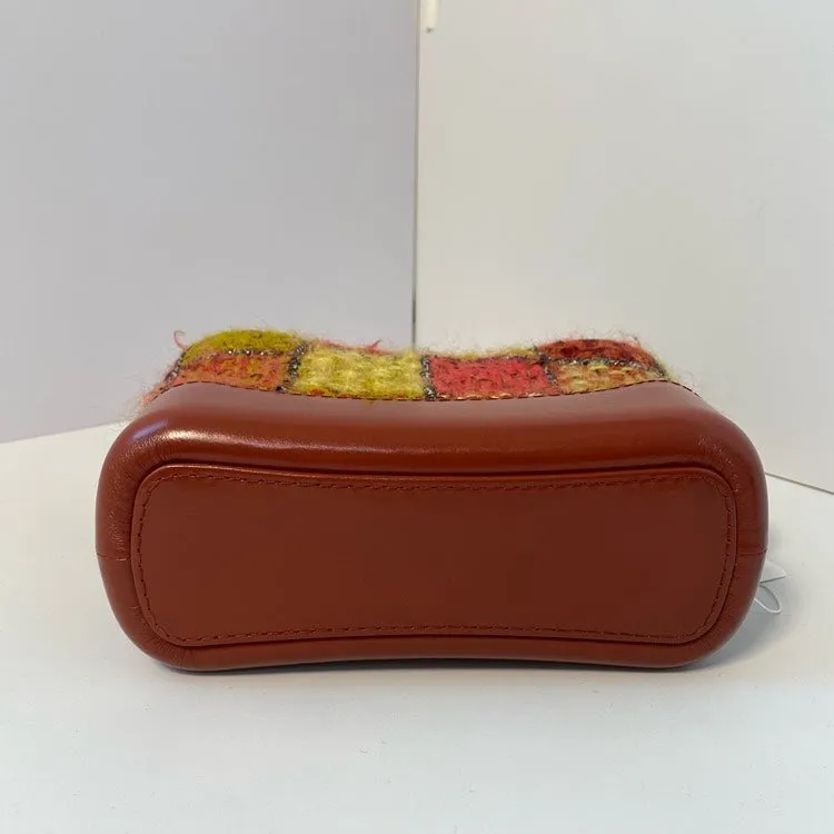 Chanel Gabrielle Patchwork Orange Shoulder Bag