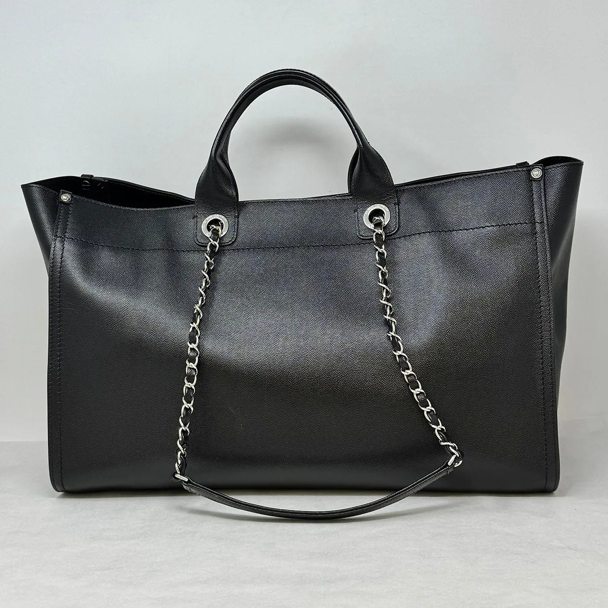 Chanel Large Studded Deauville Tote