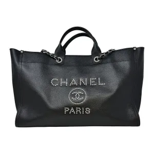 Chanel Large Studded Deauville Tote