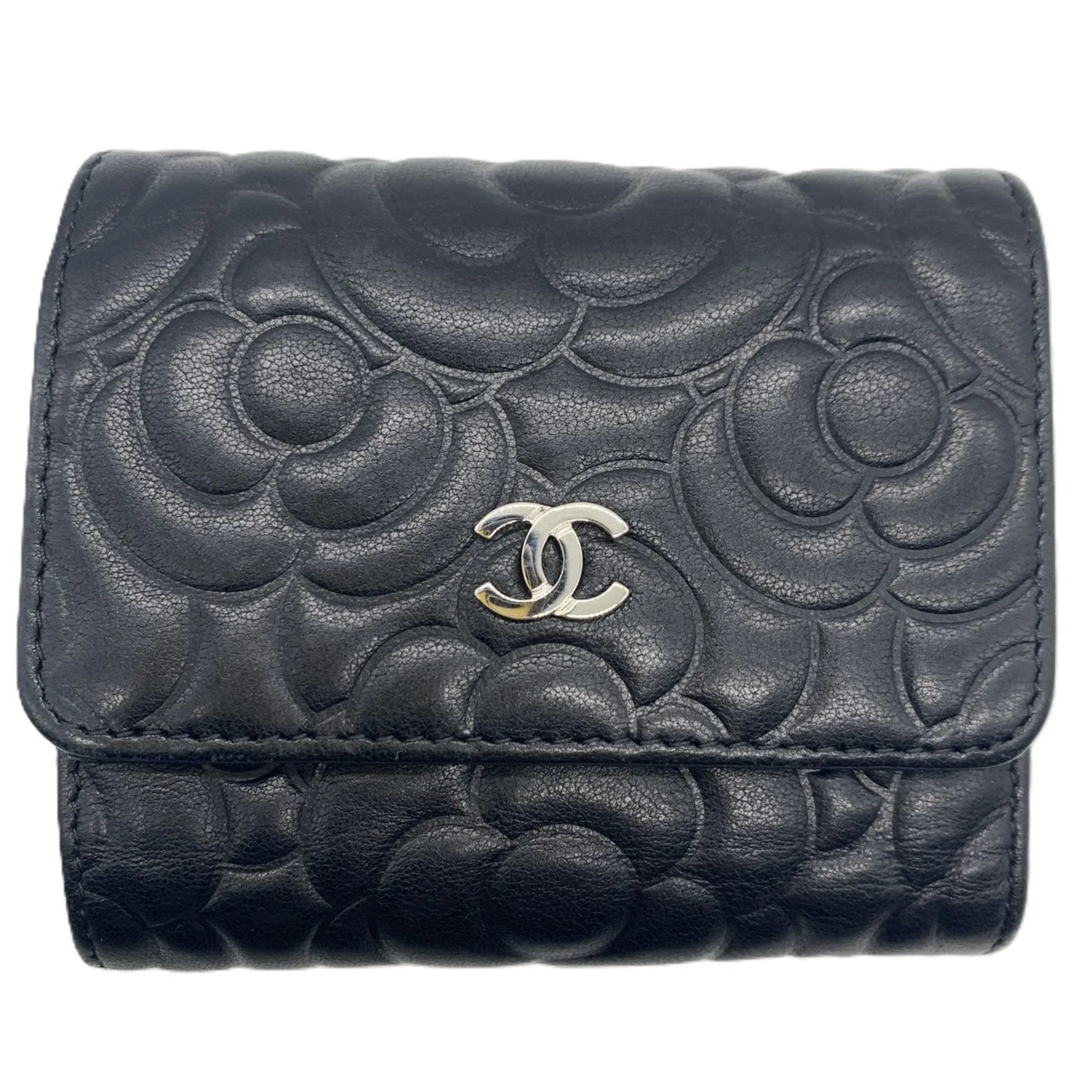 Chanel Leather Wallet (Tri-Fold) (Pre-Owned)