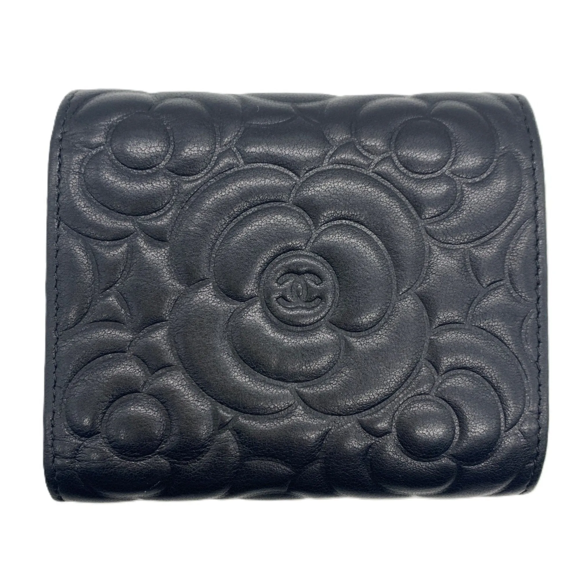 Chanel Leather Wallet (Tri-Fold) (Pre-Owned)