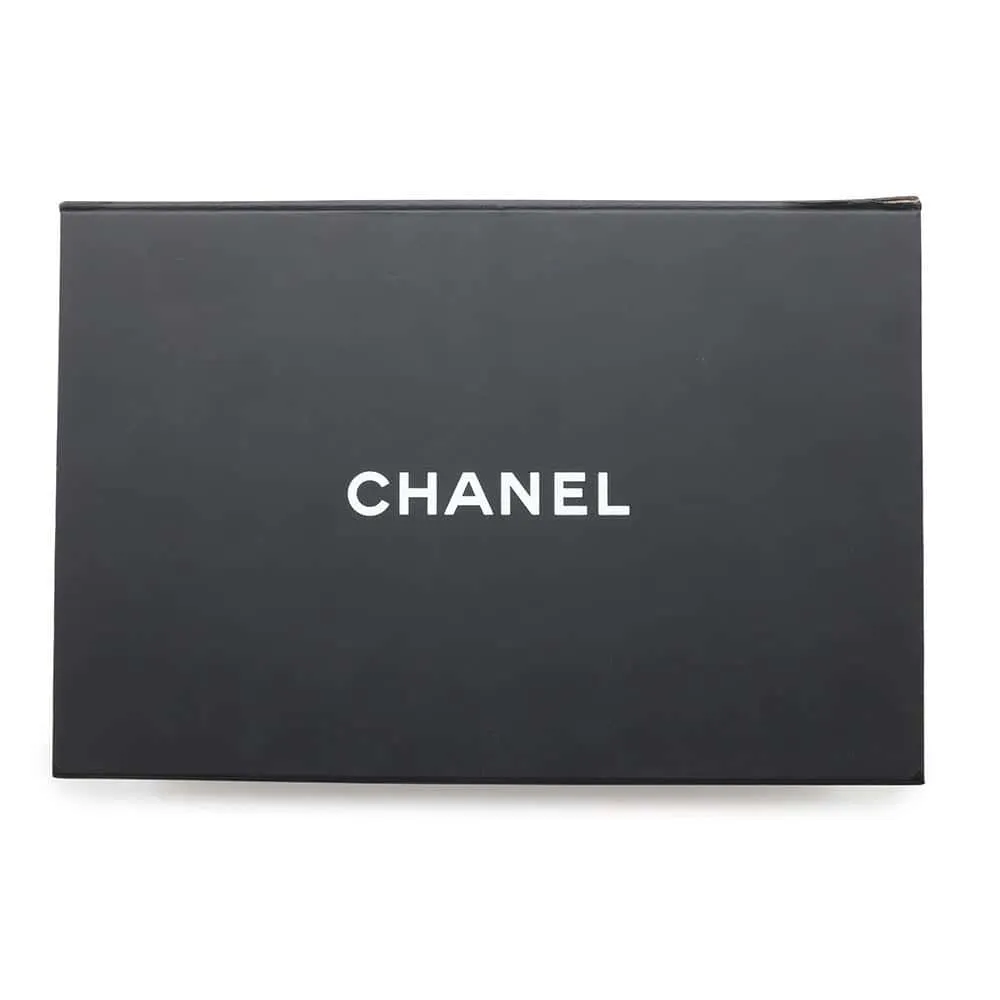 CHANEL Matelasse Shoulder Bag Gray Lambskin
