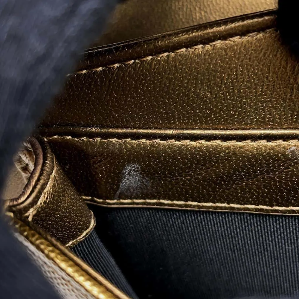 CHANEL MatelasseChainShoulder GoldAS0784 Leather