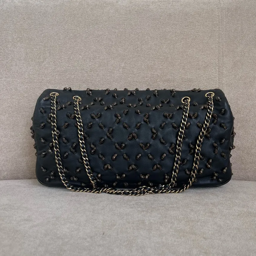Chanel Preloved Limited Edition Black Shoulder Bag