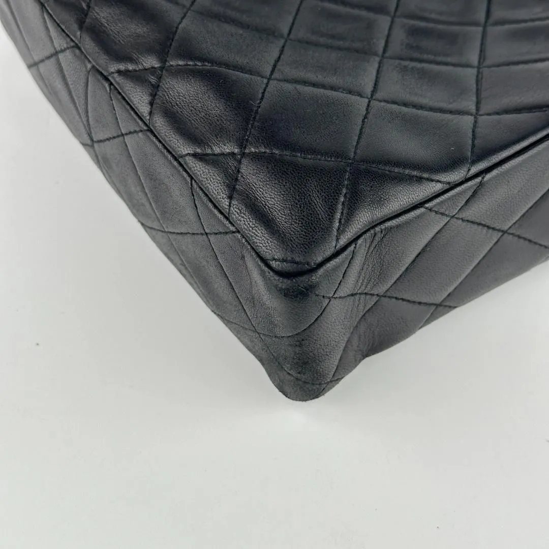 Chanel Vintage Twisted CC Camera Shoulder Bag Quilted Lambskin Small Black MR02042025360942