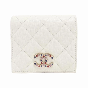Chanel Caviar Leather Wallet (Bi-Fold) (Pre-Owned)